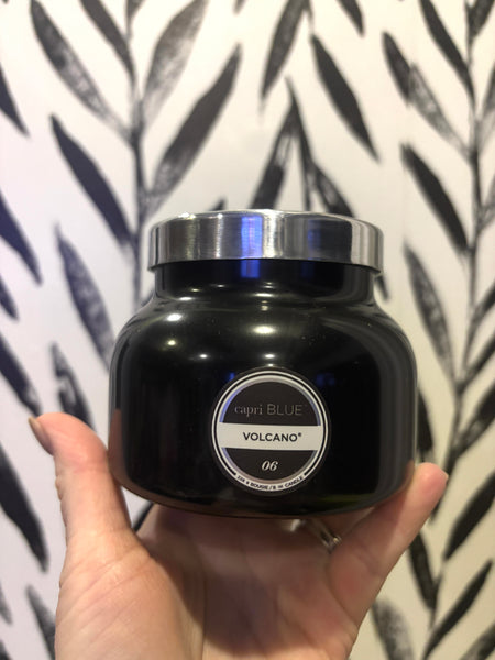 Volcano Black Petite Jar Candle