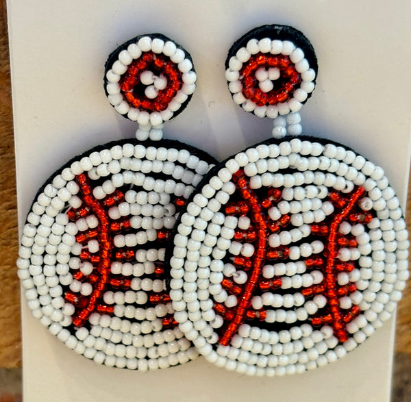Beaded Statement Earrings