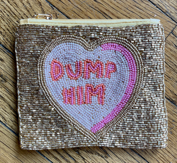 Beaded Zip Pouch