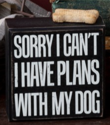 Sorry I Can't I Have Plans with My Dog