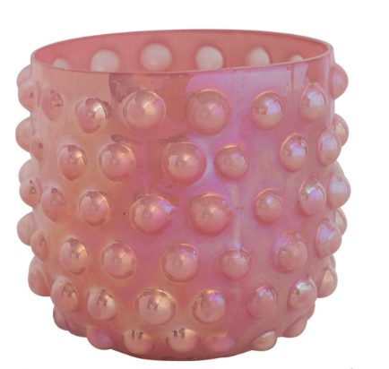 Embossed Mercury Glass Tealight Votive