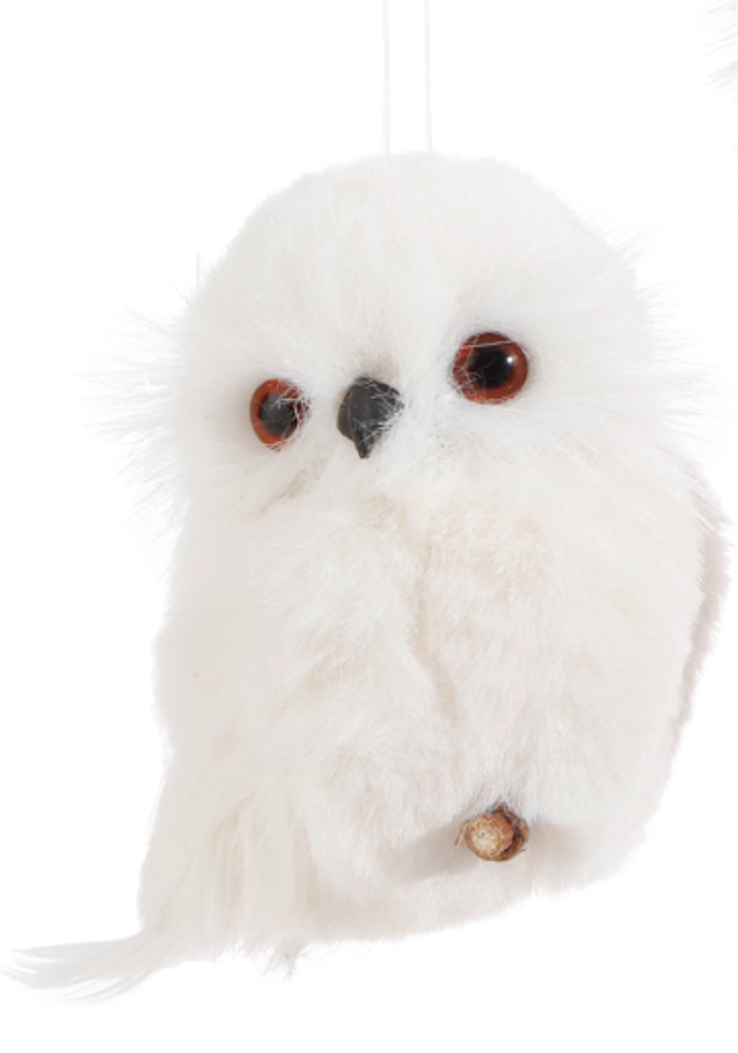 White Owl Ornament