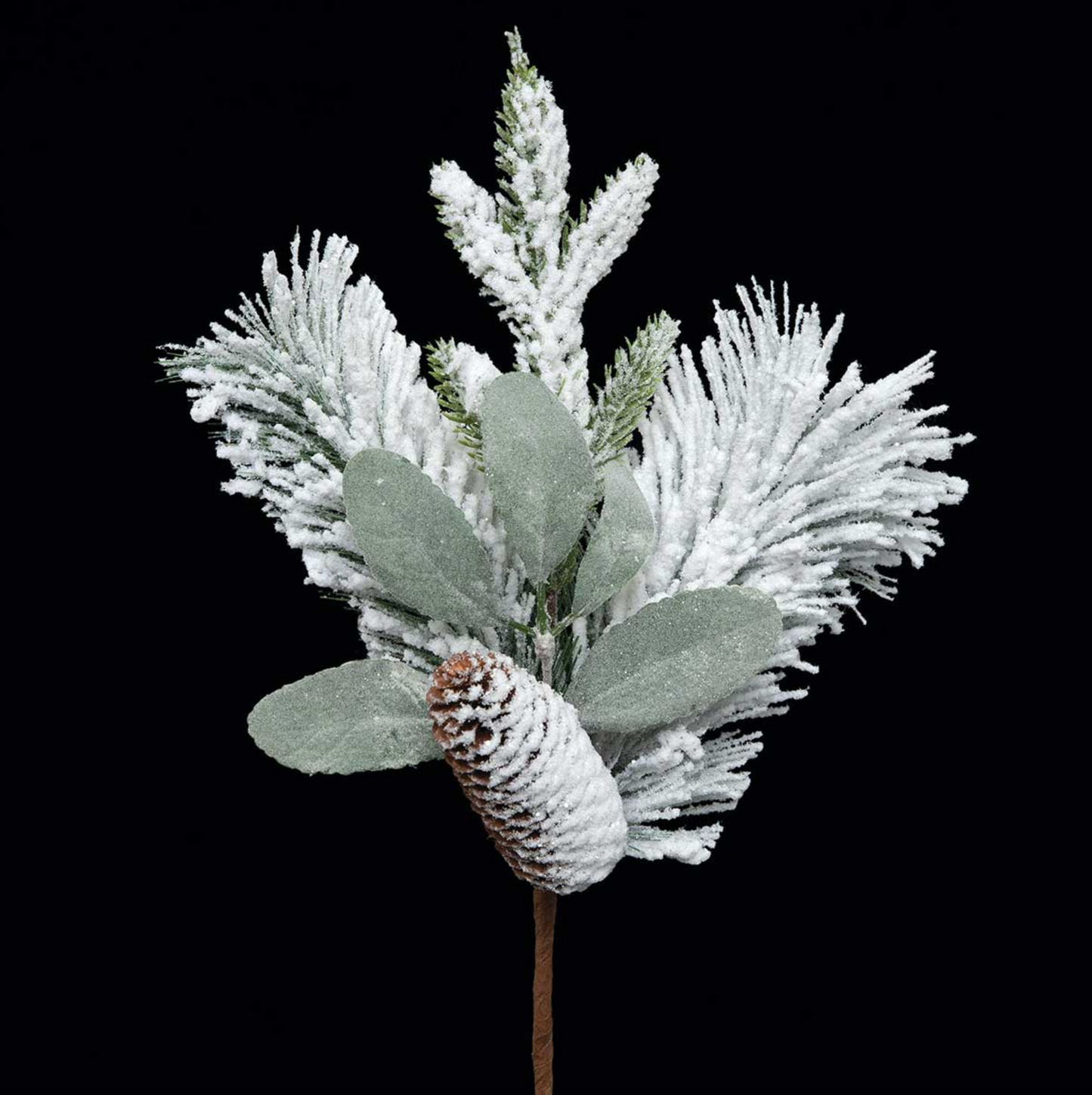 Snowdrift Pine with Pinecone Pick