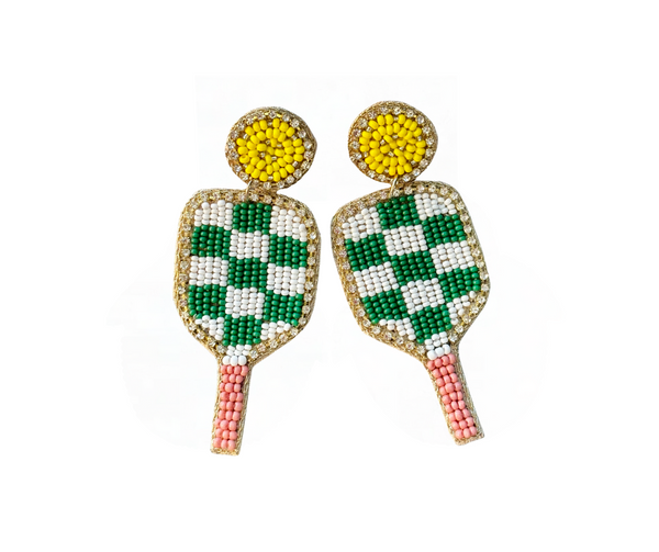 Beaded Statement Earrings