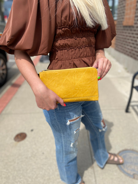 Karina Vegan Leather Large Wristlet & Wallet