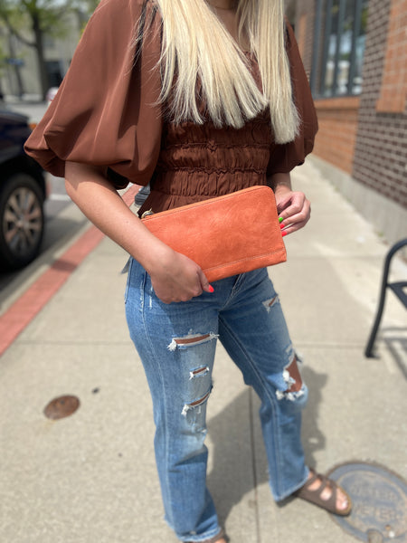 Karina Vegan Leather Large Wristlet & Wallet