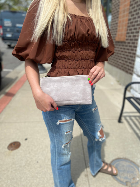 Karina Vegan Leather Large Wristlet & Wallet