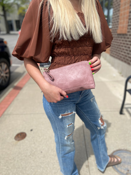 Karina Vegan Leather Large Wristlet & Wallet