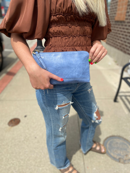 Karina Vegan Leather Large Wristlet & Wallet