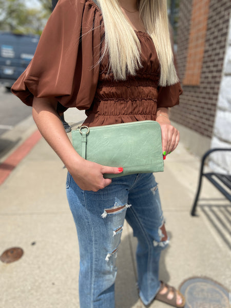 Karina Vegan Leather Large Wristlet & Wallet