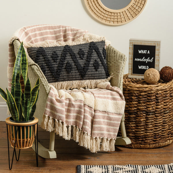 Black Triangles Pillow
