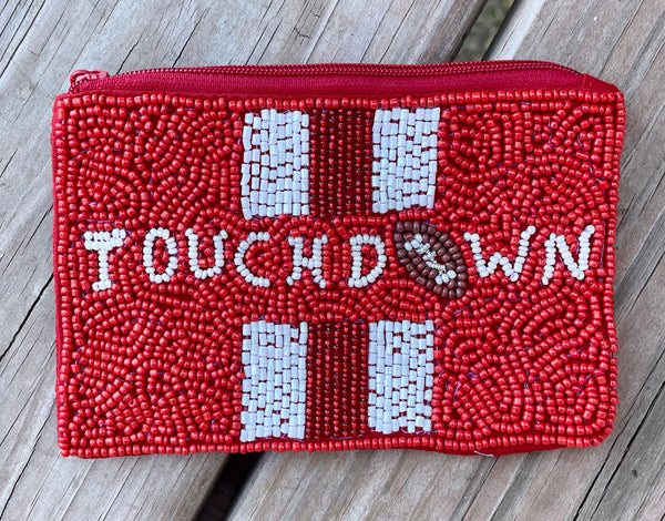 Beaded Zip Pouch