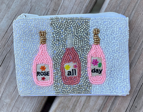 Beaded Zip Pouch