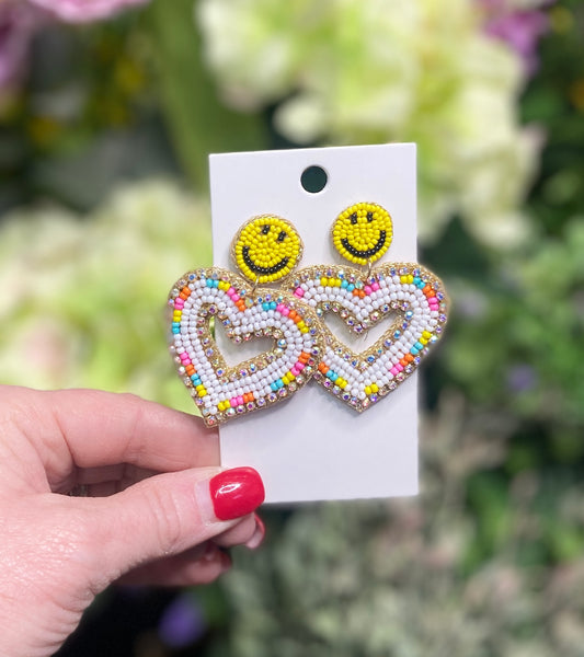 Love Beaded Earrings