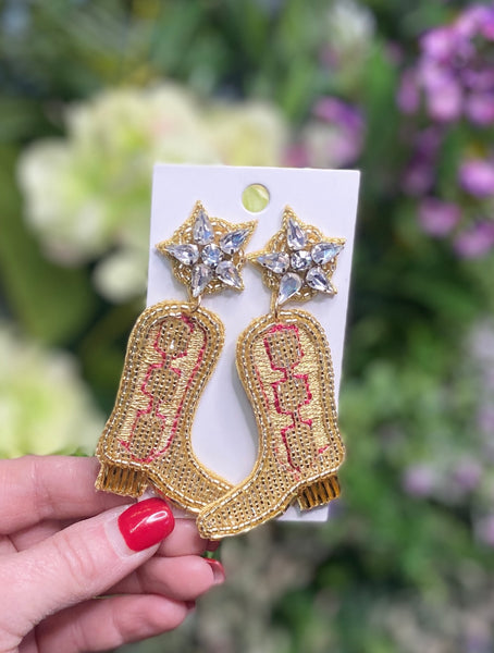 Beaded Statement Earrings