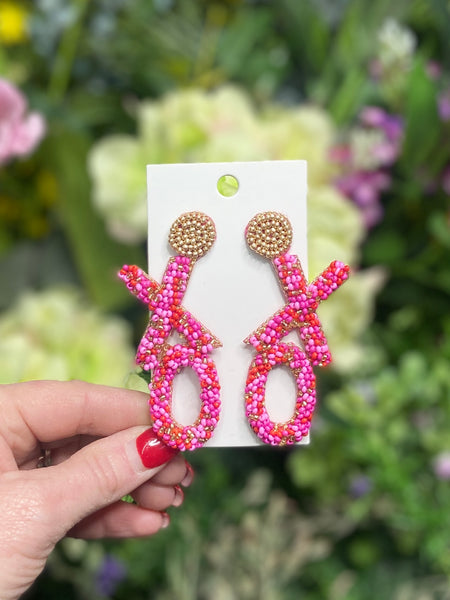 Love Beaded Earrings