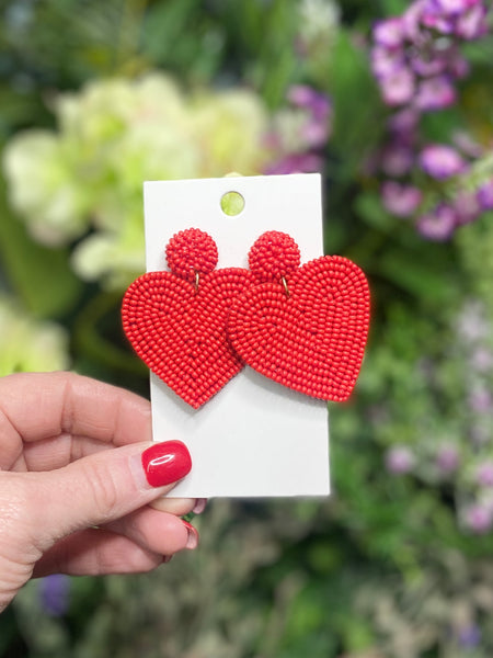 Love Beaded Earrings