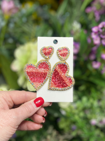 Love Beaded Earrings