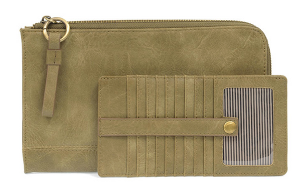 Karina Vegan Leather Large Wristlet & Wallet
