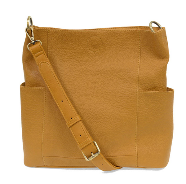 Kayleigh Vegan Leather Side Pocket Bucket Bag