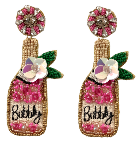 Beaded Statement Earrings