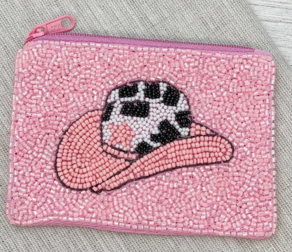Beaded Zip Pouch