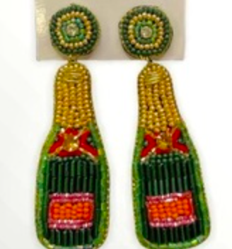 Beaded Statement Earrings