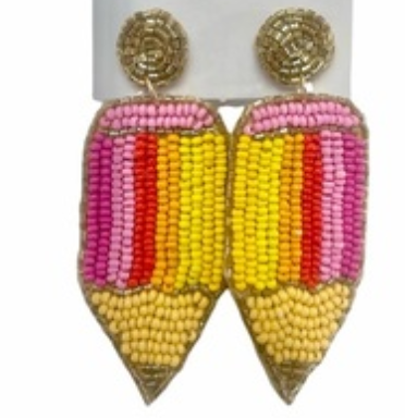 Beaded Statement Earrings