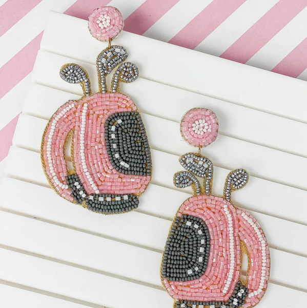 Beaded Statement Earrings