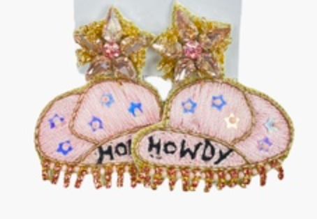 Beaded Statement Earrings