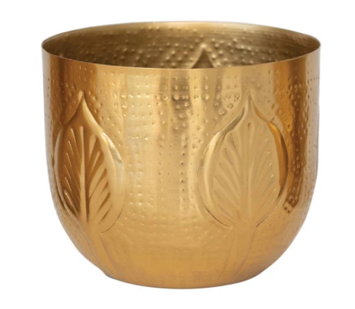 Debossed Metal Planter