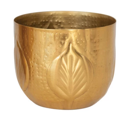 Debossed Metal Planter