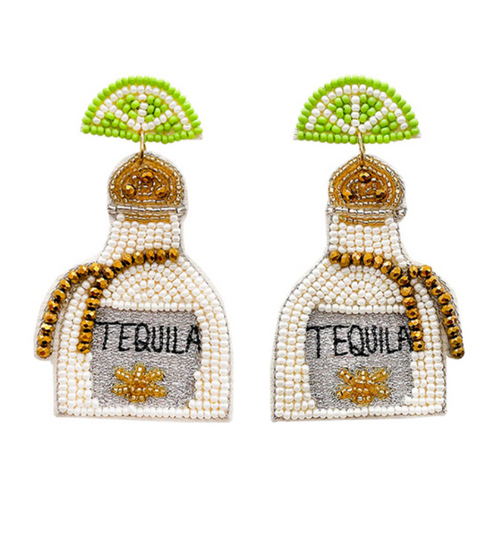 Beaded Statement Earrings