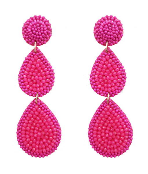 Beaded Statement Earrings