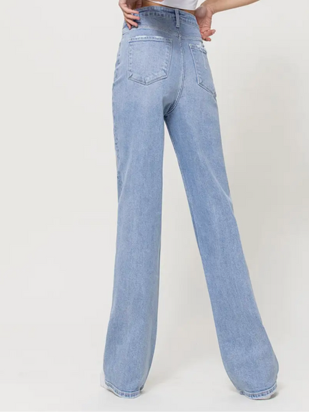 90s vintage flare flying monkey jeans