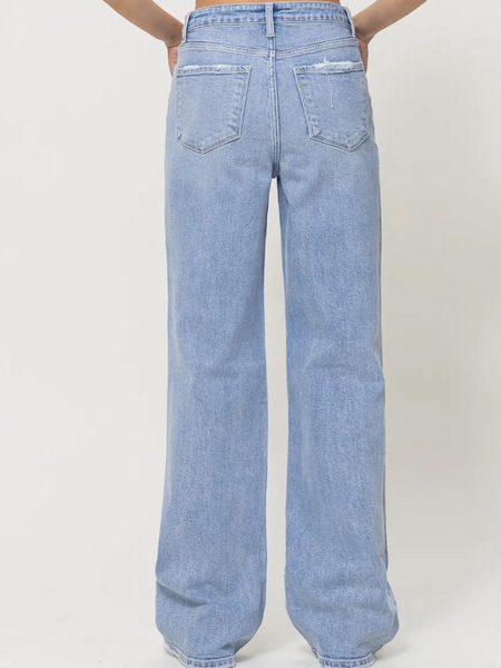 90s vintage flare flying monkey jeans