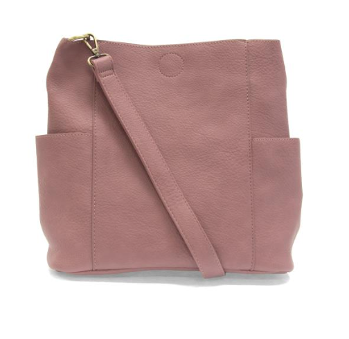 Kayleigh Vegan Leather Side Pocket Bucket Bag