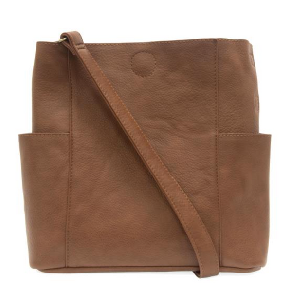 Kayleigh Vegan Leather Side Pocket Bucket Bag
