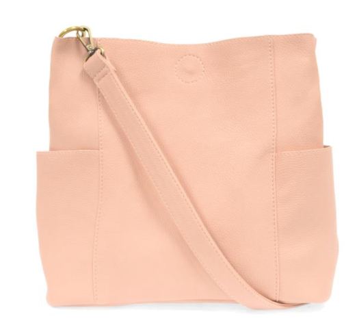 Kayleigh Vegan Leather Side Pocket Bucket Bag