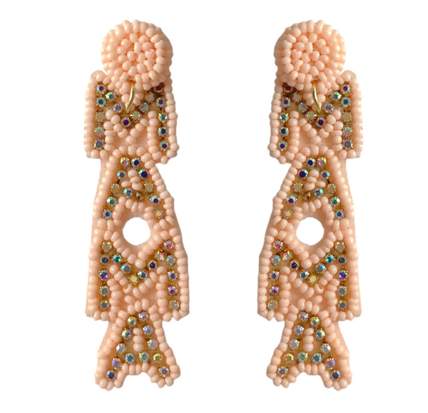 Beaded Statement Earrings