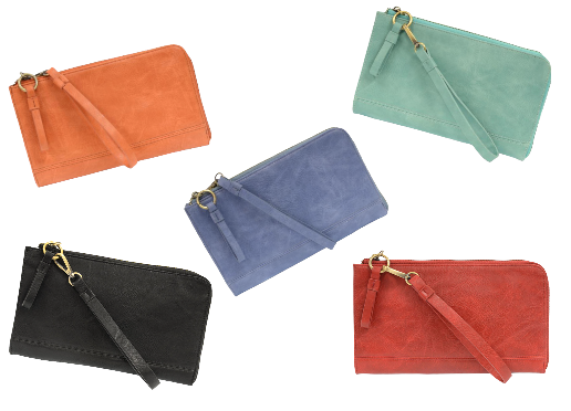 Karina Vegan Leather Large Wristlet & Wallet