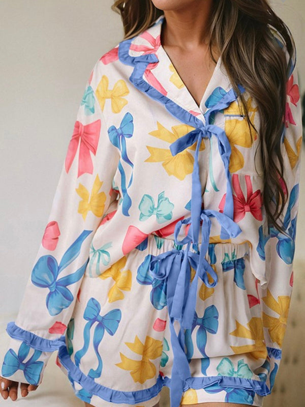 Ribbon Shortie PJ Set