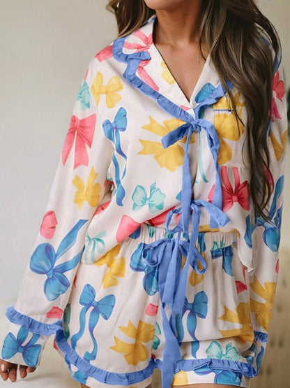 Ribbon Shortie PJ Set