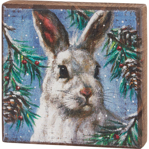 Bunny Block Sign