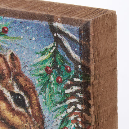 Chipmunk Block Sign