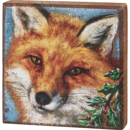 Fox Block Sign