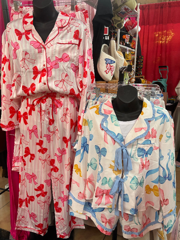 Pink & Red Ribbon PJ Set