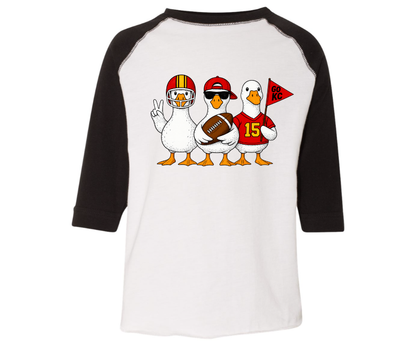 Go KC Boys Three Quarter Sleeve Tee