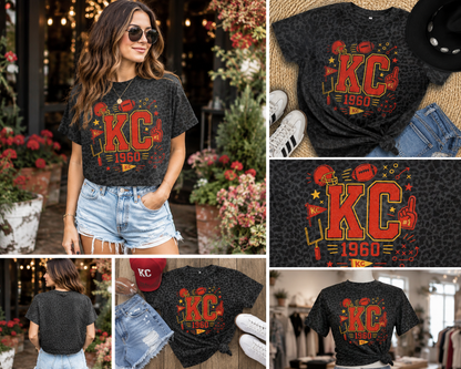 KC 1960 Leopard Tee