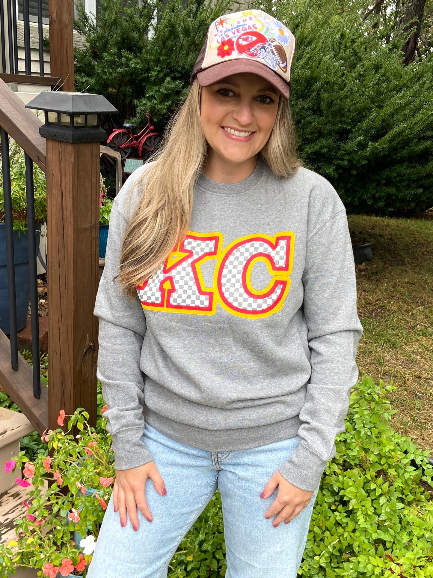 KC Checkered Sweatshirt